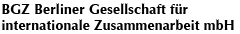 BGZ Berliner Gesellschaft für internationale Zusammenarbeit mbH Logozusatz